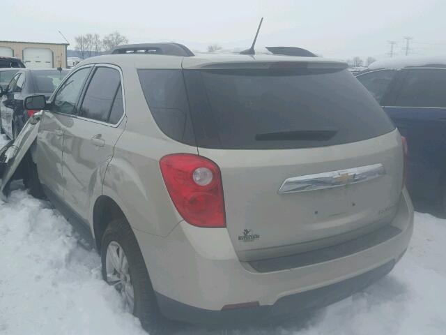 2GNALPEK6D6249535 - 2013 CHEVROLET EQUINOX LT BEIGE photo 3