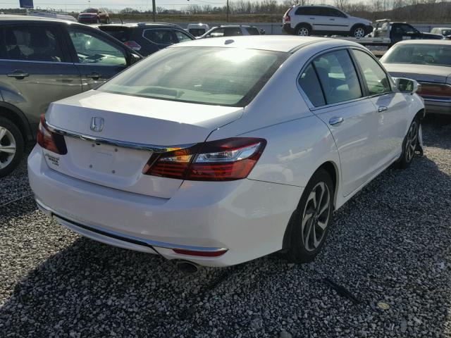 1HGCR2F88HA209375 - 2017 HONDA ACCORD EXL WHITE photo 4