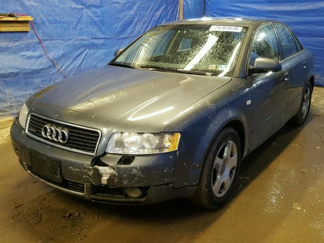 WAULC68E33A160943 - 2003 AUDI A4 1.8T QU GRAY photo 2