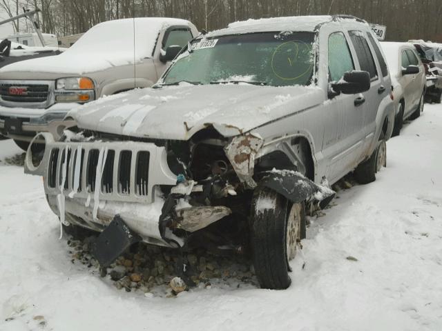 1J4GL58K72W103936 - 2002 JEEP LIBERTY LI SILVER photo 2