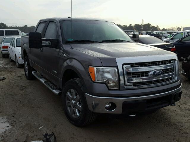 1FTFW1ET1EFC69193 - 2014 FORD F150 SUPER GRAY photo 1