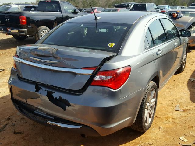 1C3CCBAB0DN671116 - 2013 CHRYSLER 200 LX SILVER photo 4