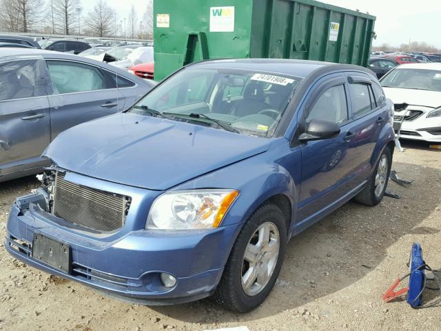 1B3HB48B87D214734 - 2007 DODGE CALIBER SX BLUE photo 2