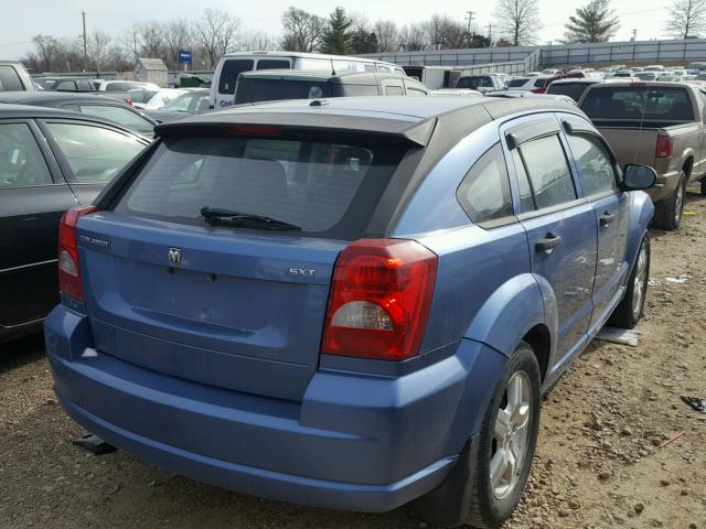 1B3HB48B87D214734 - 2007 DODGE CALIBER SX BLUE photo 4