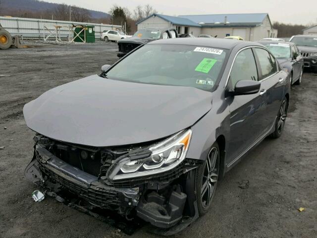 1HGCR2F57GA152462 - 2016 HONDA ACCORD SPO CHARCOAL photo 2