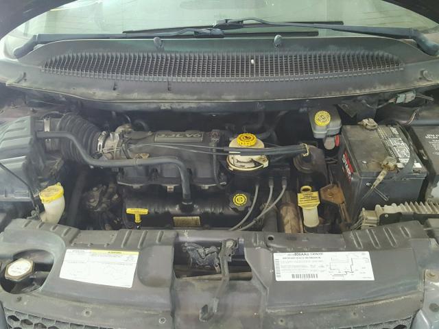 1B4GP44352B655538 - 2002 DODGE GRAND CARA BLUE photo 7