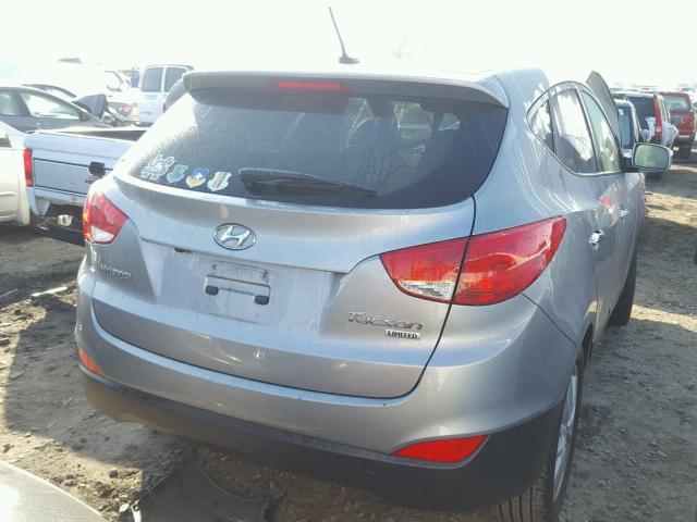 KM8JU3ACXAU013198 - 2010 HYUNDAI TUCSON GLS GRAY photo 4