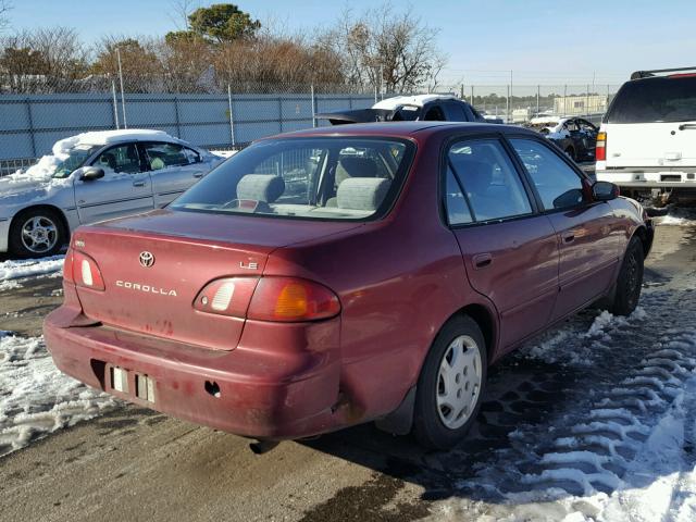 2T1BR18E8YC276013 - 2000 TOYOTA COROLLA VE RED photo 4