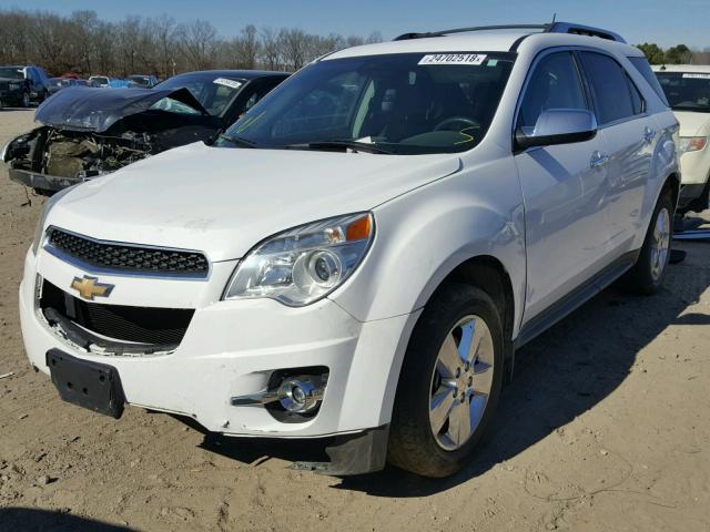 1GNFLGEK9DZ125804 - 2013 CHEVROLET EQUINOX LT WHITE photo 2