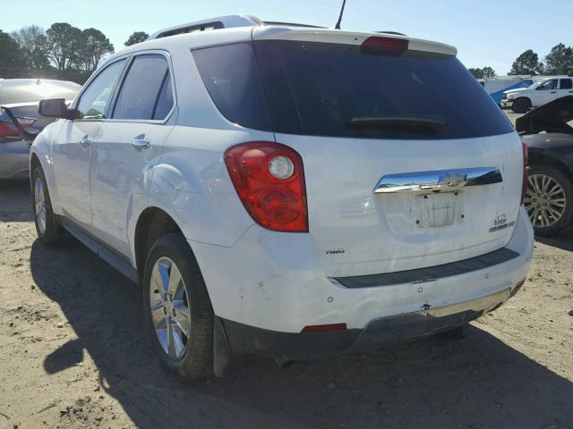 1GNFLGEK9DZ125804 - 2013 CHEVROLET EQUINOX LT WHITE photo 3