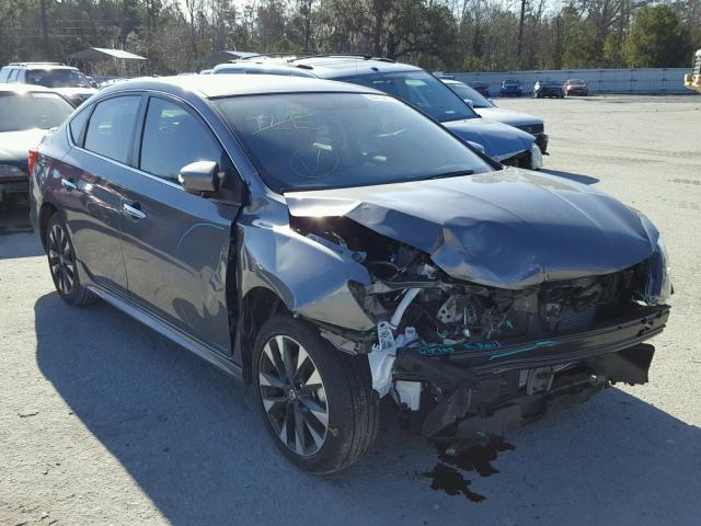 3N1AB7AP2HY206749 - 2017 NISSAN SENTRA S GRAY photo 1