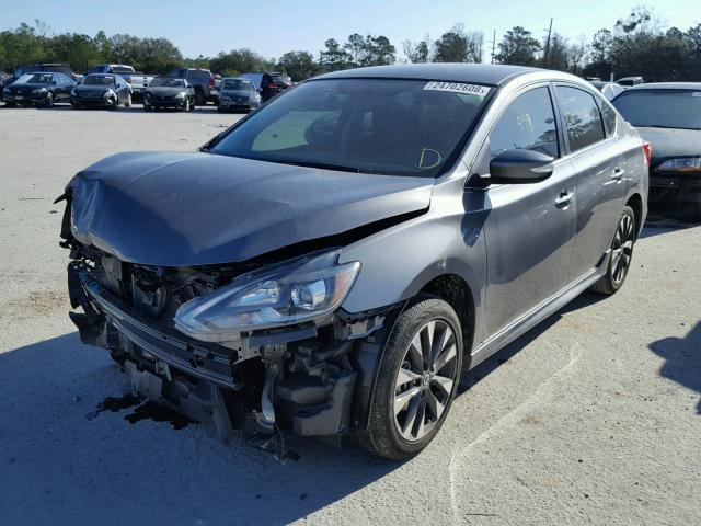 3N1AB7AP2HY206749 - 2017 NISSAN SENTRA S GRAY photo 2