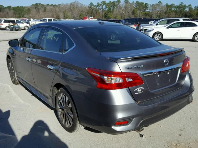 3N1AB7AP2HY206749 - 2017 NISSAN SENTRA S GRAY photo 3