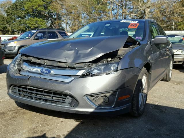 3FAHP0JA5BR230616 - 2011 FORD FUSION SEL GRAY photo 2