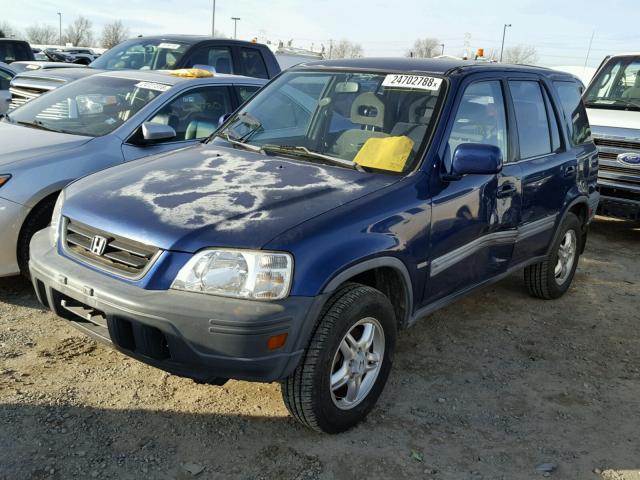 JHLRD1862WC079241 - 1998 HONDA CR-V EX BLUE photo 2