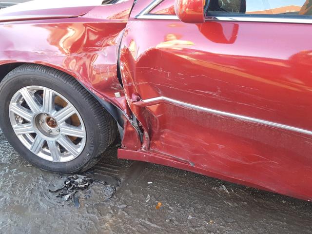 1G6KD57Y88U155134 - 2008 CADILLAC DTS RED photo 9