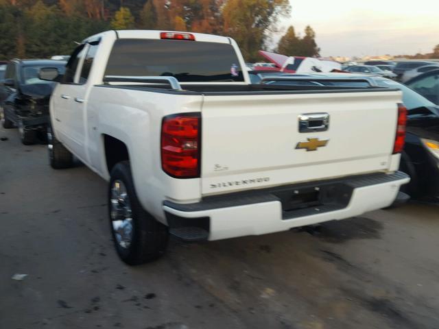 1GCVKPEC2EZ357582 - 2014 CHEVROLET SILVERADO WHITE photo 3