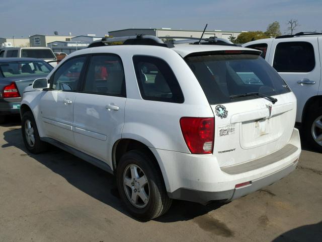 2CKDL63F176248165 - 2007 PONTIAC TORRENT WHITE photo 3