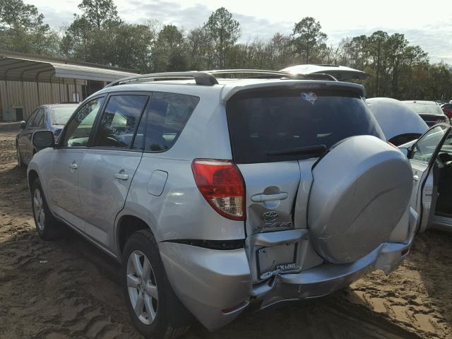 JTMBK31V375021842 - 2007 TOYOTA RAV4 LIMIT SILVER photo 3