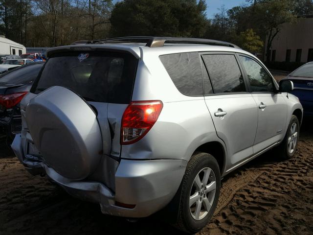 JTMBK31V375021842 - 2007 TOYOTA RAV4 LIMIT SILVER photo 4