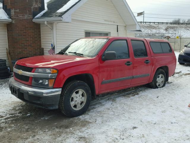 1GCCS136868211163 - 2006 CHEVROLET COLORADO RED photo 2