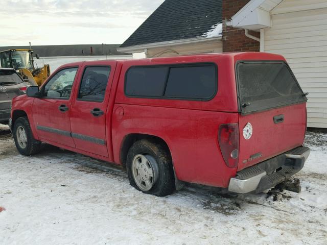 1GCCS136868211163 - 2006 CHEVROLET COLORADO RED photo 3