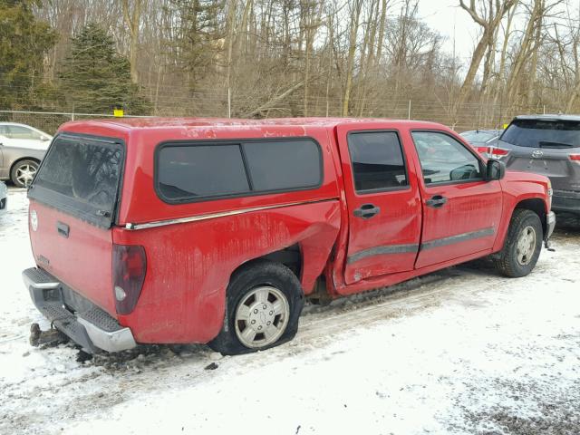 1GCCS136868211163 - 2006 CHEVROLET COLORADO RED photo 4