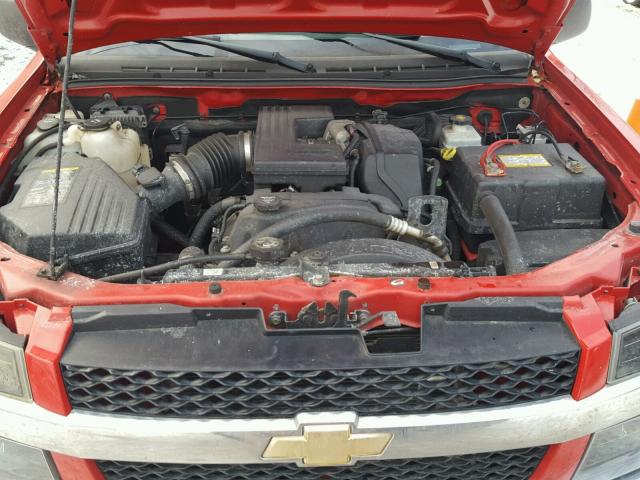 1GCCS136868211163 - 2006 CHEVROLET COLORADO RED photo 7