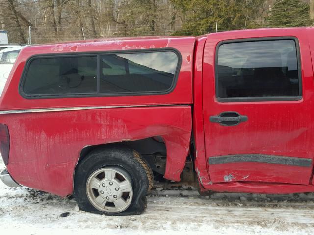 1GCCS136868211163 - 2006 CHEVROLET COLORADO RED photo 9