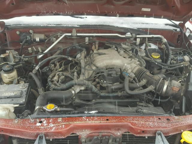 5N1ED28T34C669237 - 2004 NISSAN XTERRA XE RED photo 7