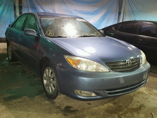 4T1BE30K04U813104 - 2004 TOYOTA CAMRY LE BLUE photo 1
