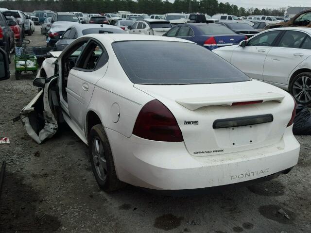 2G2WP552381108842 - 2008 PONTIAC GRAND PRIX თეთრი ფოტო 3