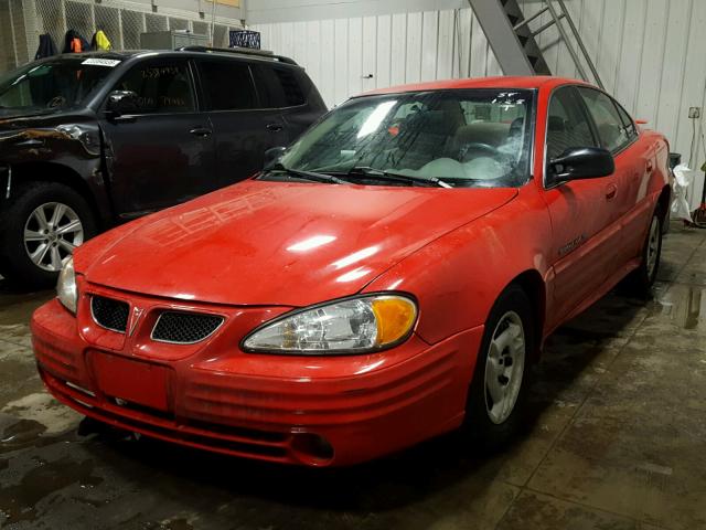 1G2NF52T21C268271 - 2001 PONTIAC GRAND AM S 红色 照片 2