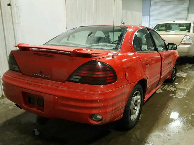 1G2NF52T21C268271 - 2001 PONTIAC GRAND AM S 红色 照片 4