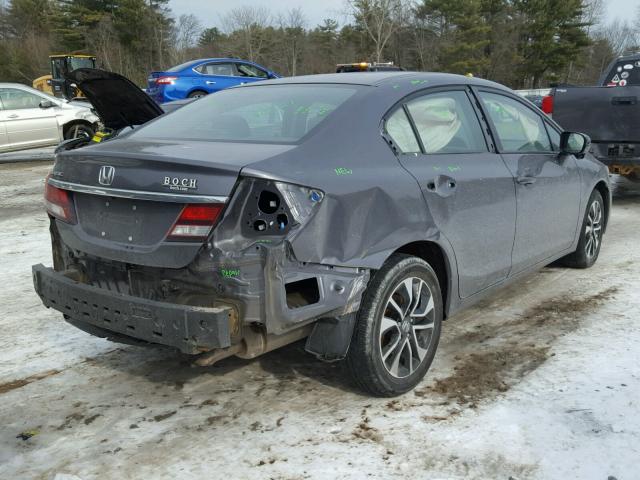 2HGFB2F8XEH546418 - 2014 HONDA CIVIC EX ნაცრისფერი ფოტო 4