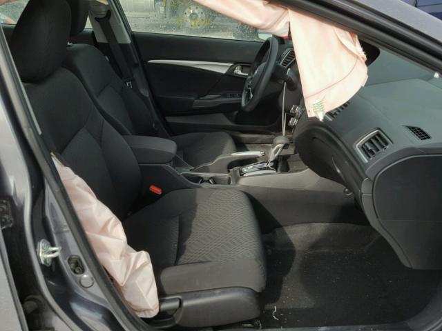 2HGFB2F8XEH546418 - 2014 HONDA CIVIC EX ნაცრისფერი ფოტო 5