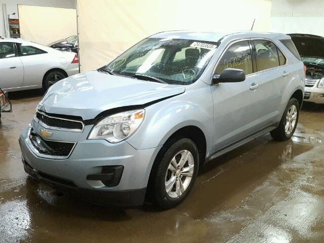 2GNALAEK4E6150808 - 2014 CHEVROLET EQUINOX LS BLUE photo 2