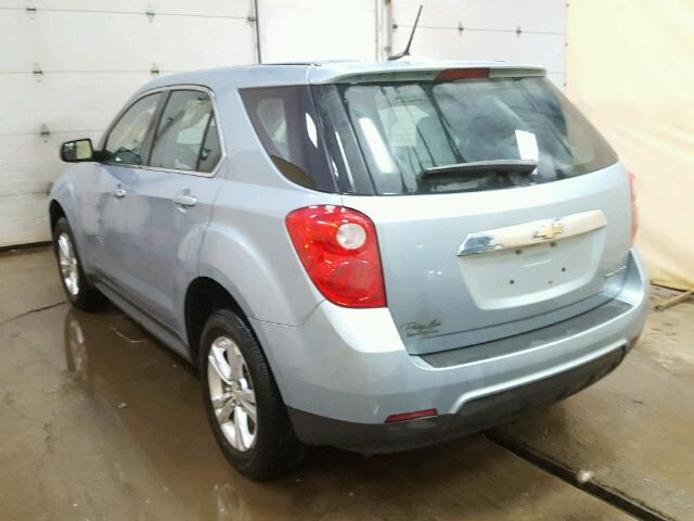 2GNALAEK4E6150808 - 2014 CHEVROLET EQUINOX LS BLUE photo 3