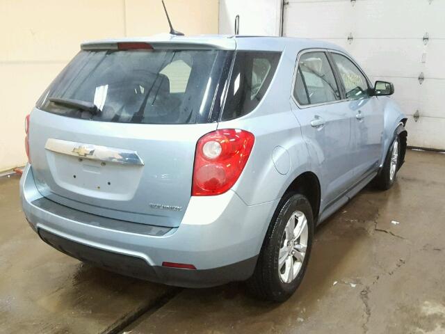 2GNALAEK4E6150808 - 2014 CHEVROLET EQUINOX LS BLUE photo 4