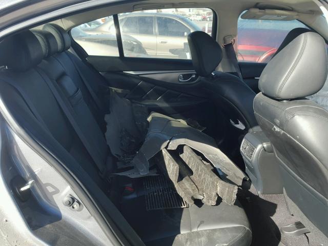 JN1BV7APXEM676912 - 2014 INFINITI Q50 BASE GRAY photo 6