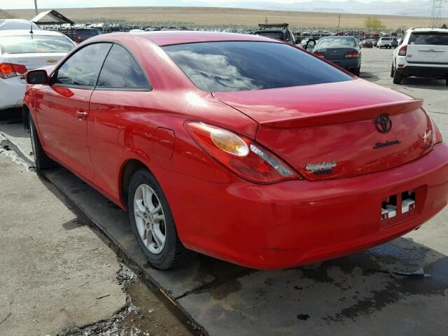 4T1CE30P04U818951 - 2004 TOYOTA CAMRY SOLA RED photo 3