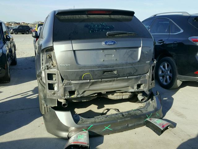 2FMDK46C59BA66183 - 2009 FORD EDGE SE GRAY photo 9