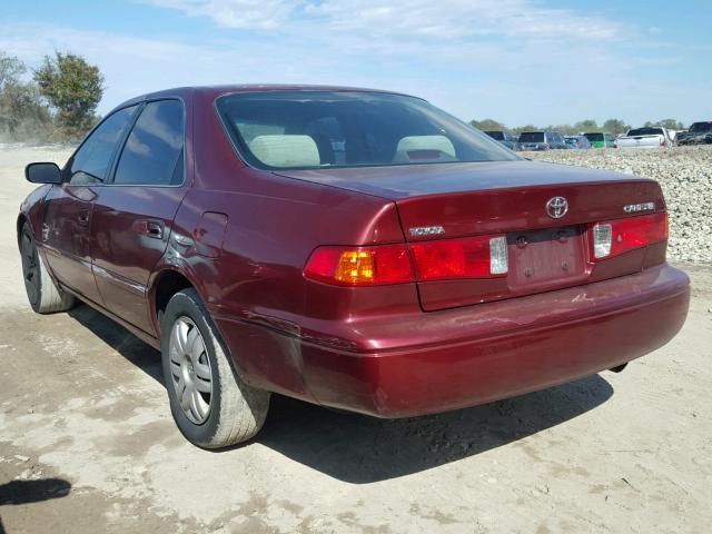 4T1BG22K7YU957837 - 2000 TOYOTA CAMRY CE BURGUNDY photo 3