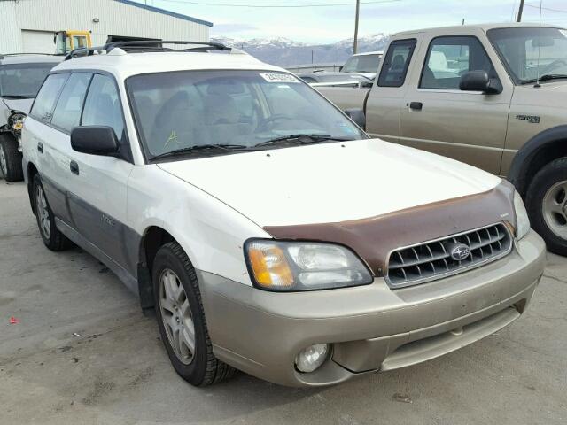 4S3BH675047612654 - 2004 SUBARU LEGACY OUT WHITE photo 1