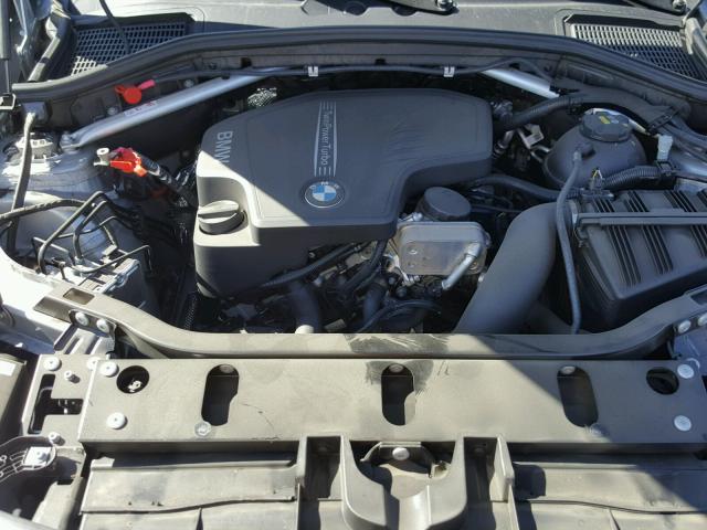 5UXWZ7C58H0U46228 - 2017 BMW X3 SDRIVE2 Negro foto 7