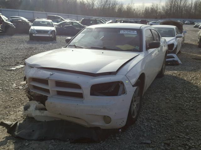 2B3KA43R57H857414 - 2007 DODGE CHARGER SE WHITE photo 2