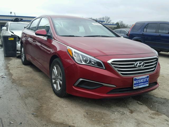 5NPE24AF6GH330510 - 2016 HYUNDAI SONATA SE RED photo 1