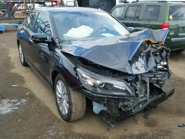 1HGCR2F86EA007212 - 2014 HONDA ACCORD EXL BLACK photo 1