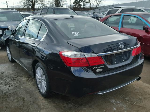 1HGCR2F86EA007212 - 2014 HONDA ACCORD EXL BLACK photo 3