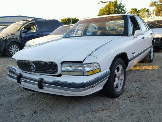 1G4HP53L9PH444003 - 1993 BUICK LESABRE CU WHITE photo 2